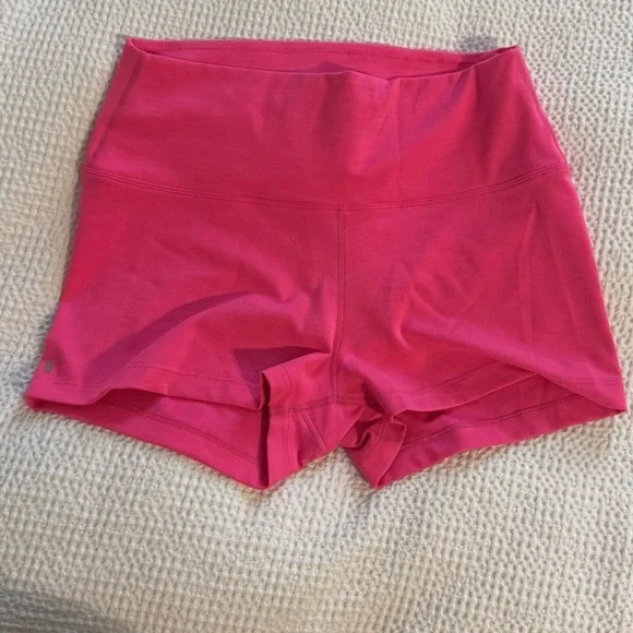 NOBULL Women's Bright Pink Athletic Shorts - Picture 1 of 4